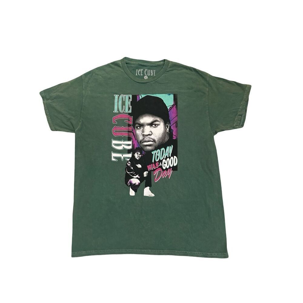 Ice Cube Today Was a Good Day Tee in Green Size Large